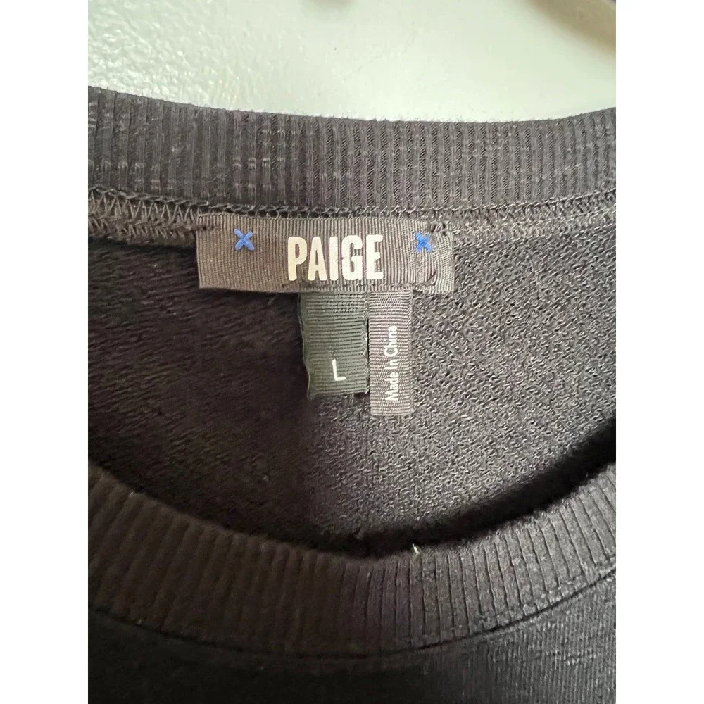 PAIGE Brielle Drawstring Dress‎ black size L Anthropologie